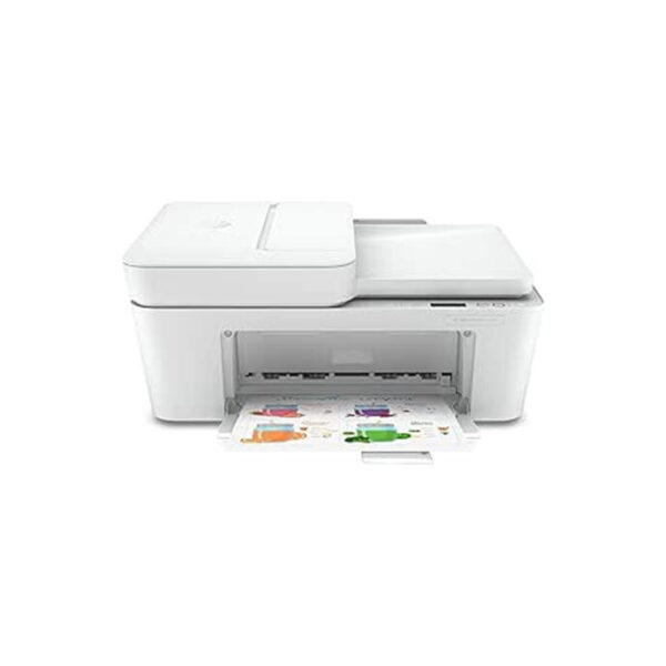 Hp Deskjet Plus 4120 All-In-One Printer, Wireless, Print, Copy, Scan & Send Mobile Fax - White