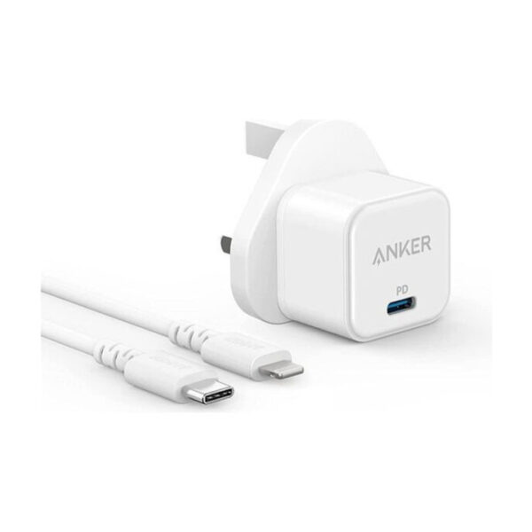 Anker Type 20W C Adapter With C To Iphone Cable