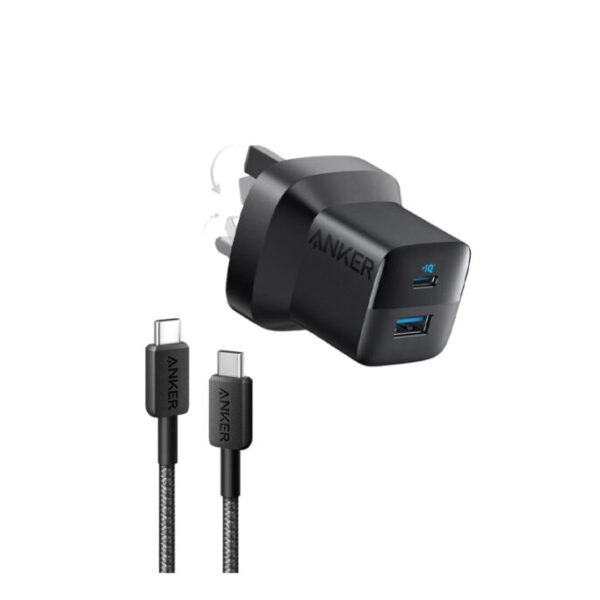 Anker 33W Dual Adapter With C to C cable 1m