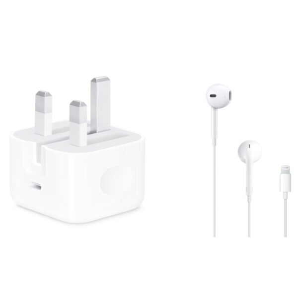 Apple Original Earphone And 20w Charging Adaptar