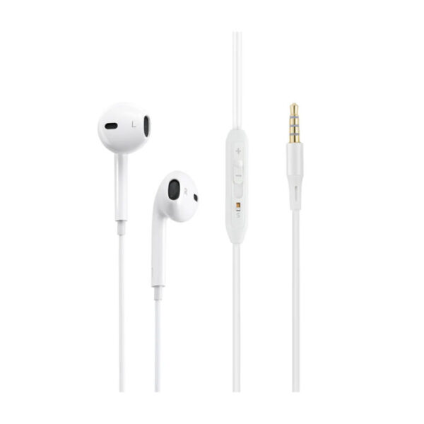 Promate White Stereo Earphone 3.5Mm Jack