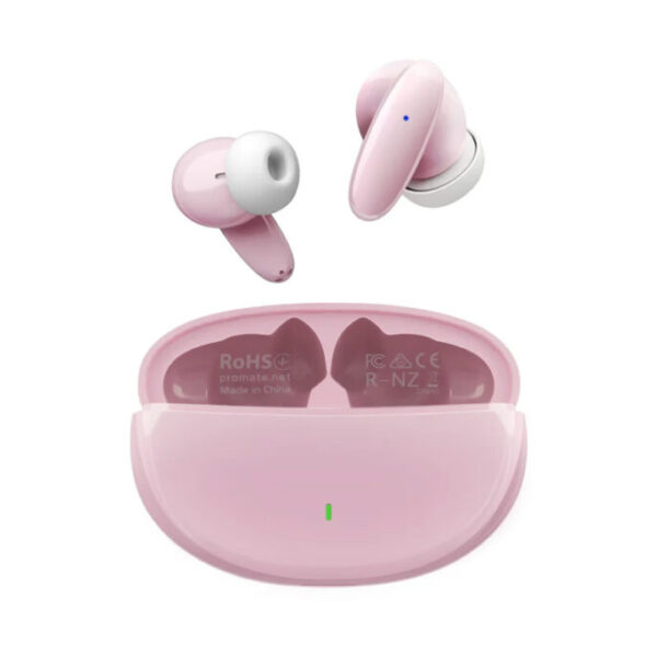 Promate Acoustic Earbuds Lush Pink