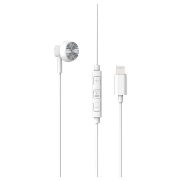 X.Cell Soul Wired One Side Lightning Earphone White