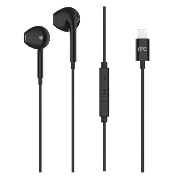 Mycandy Lightning earphone Black Dual side Black