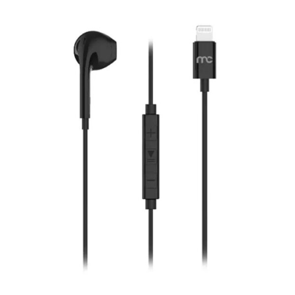 MyCandy Wired Mono Headset with Lightning Connector, MH-3, Black