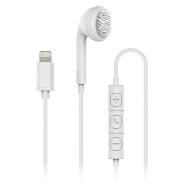 Mycandy Wired Mono MFI Headset MH-5 Lightning White